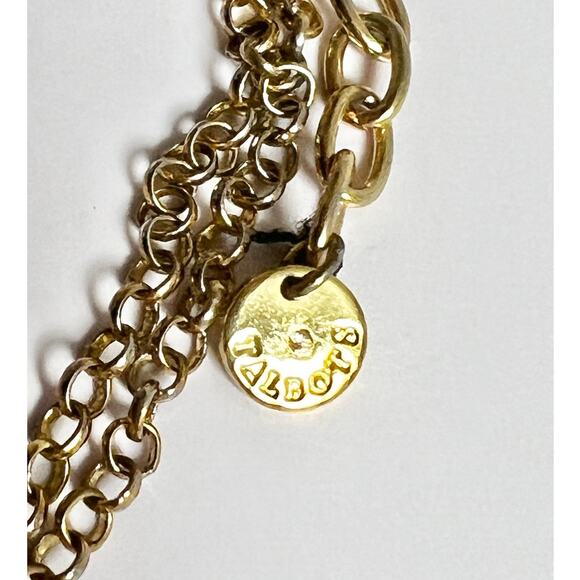 Talbots Large Pearl & Gold Fashion Statement Necklace - Picture 5 of 6